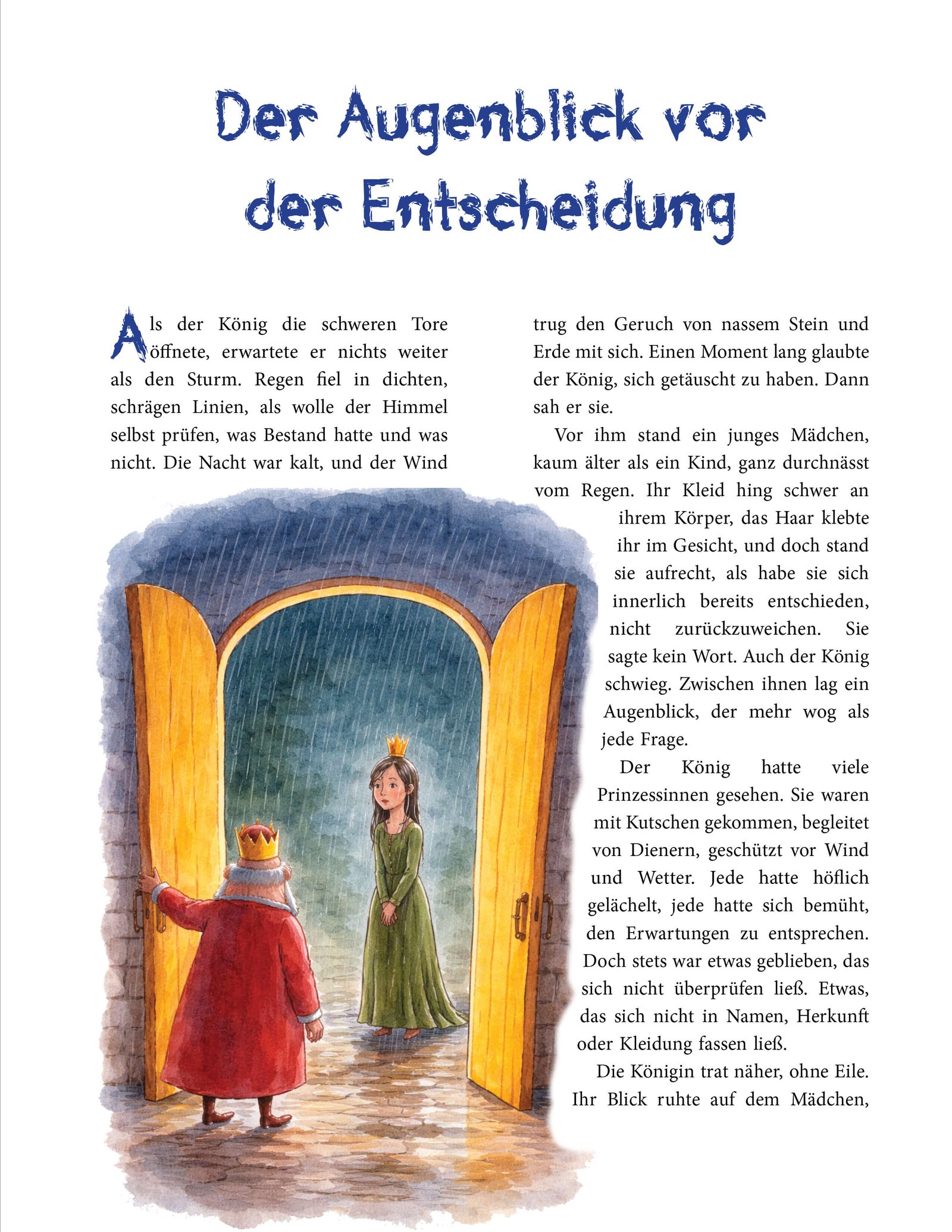 Typographic Intelligence - Children's Book Text Example, German Edition
